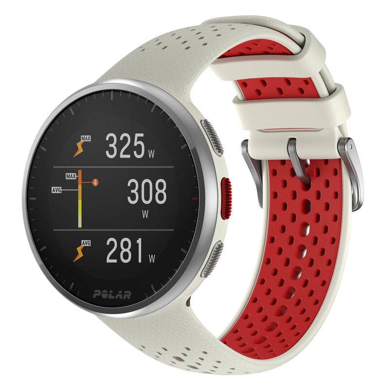Polar Pacer Pro S/L 45mm GPS Biało-czerwony