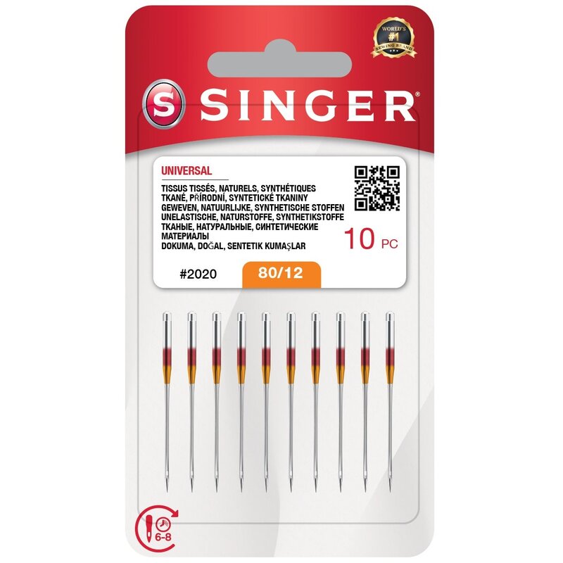 Igła SINGER M2020 80/12 (10 sztuk)