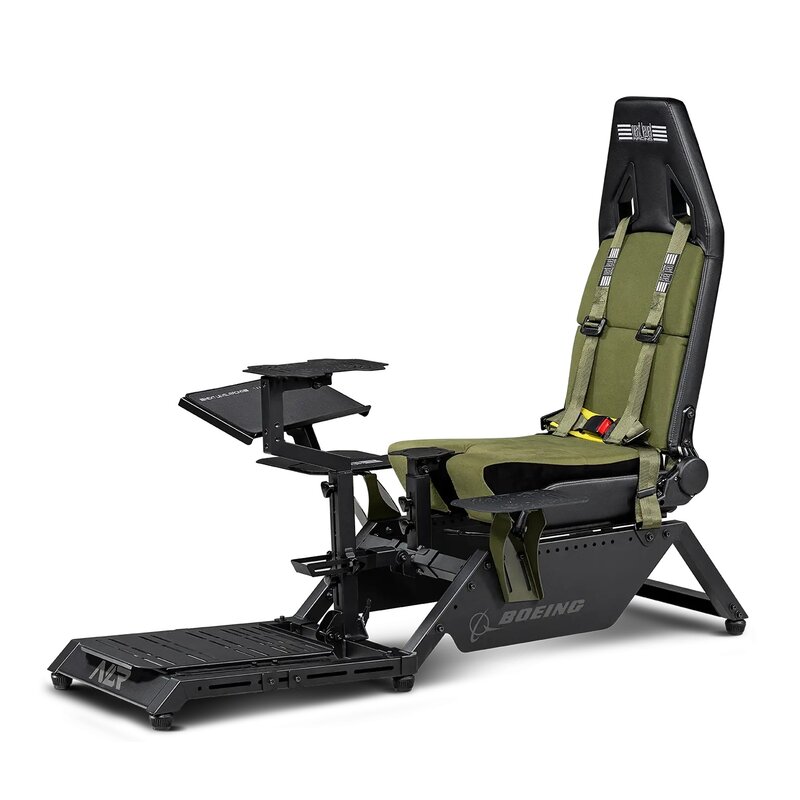 Next Level Racing NLR-S028 Flight Simulator Boeing Military Edition kokpit do 150kg Czarno-zielony