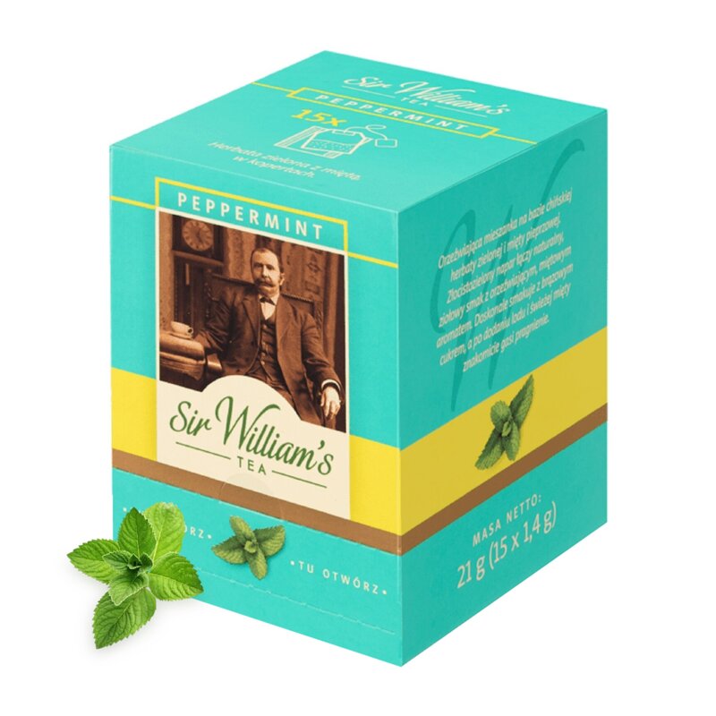 Herbata SIR WILLIAMS Peppermint (15 sztuk)