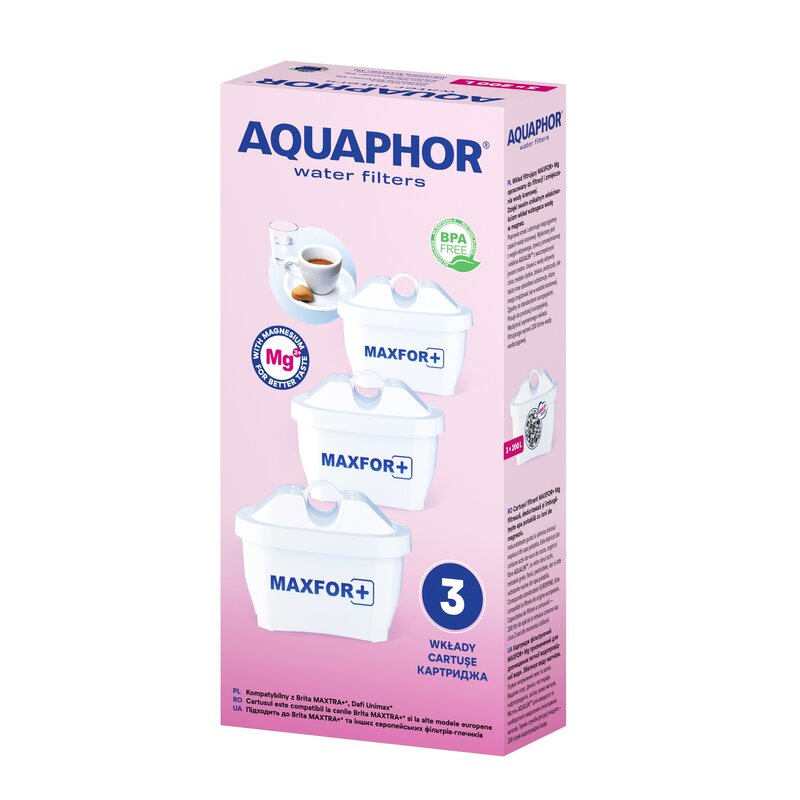 Wkład filtrujący AQUAPHOR Maxfor+ Mg (3 szt.)