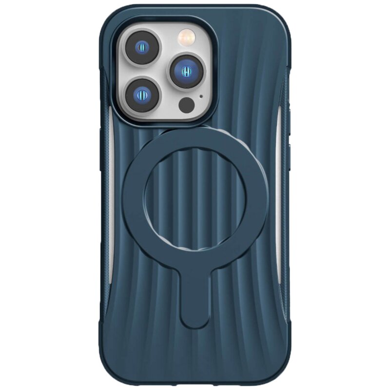 Etui RAPTIC X-DORIA Clutch Built Case MagSafe do Apple iPhone 14 Pro Max Niebieski