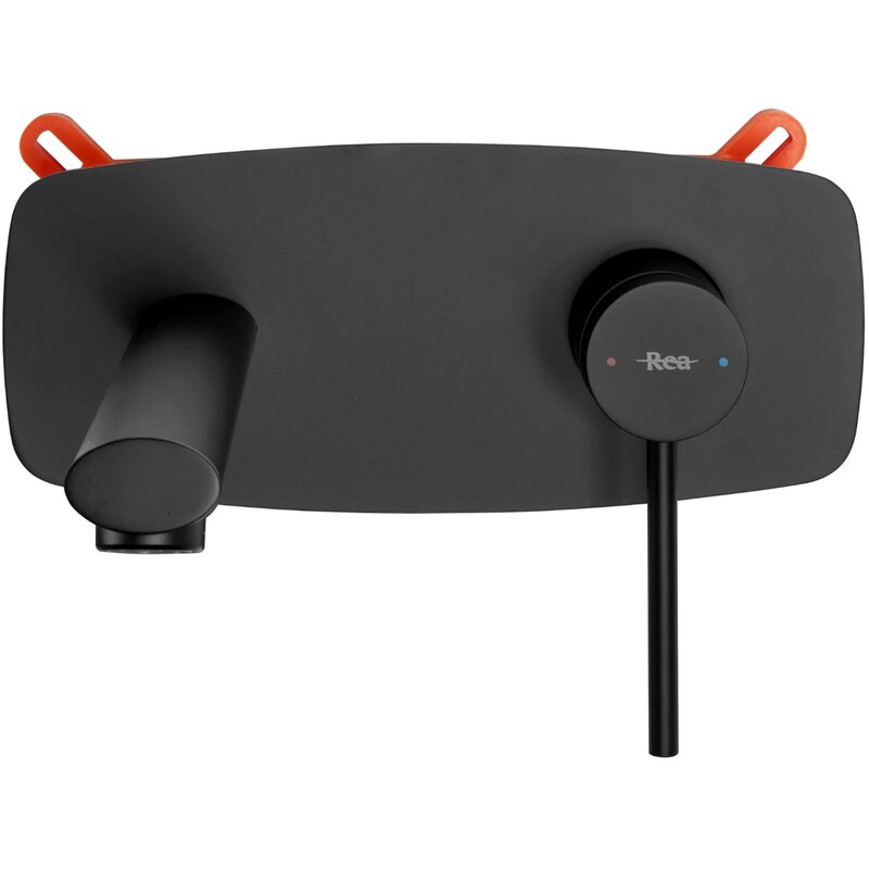 Bateria umywalkowa REA Oval B8860 Czarny mat