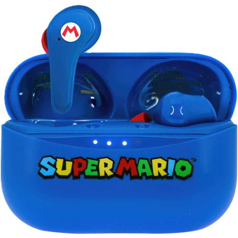 Słuchawki dokanałowe OTL Super Mario Niebieski
