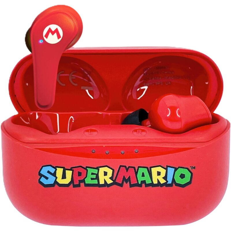Słuchawki dokanałowe OTL Super Mario Czerwony