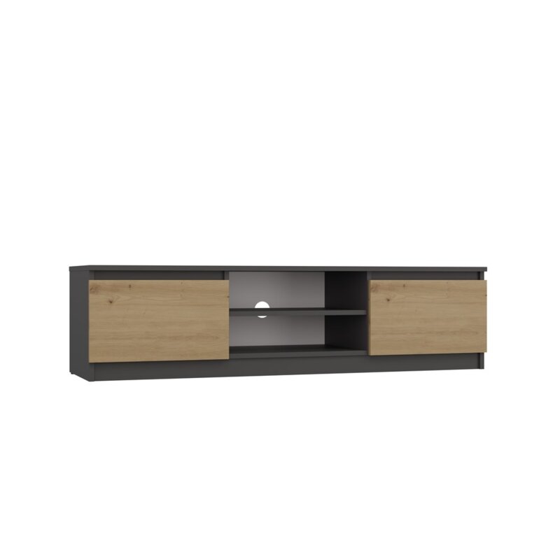 Szafka RTV 140x40xH36 antracyt/artisan