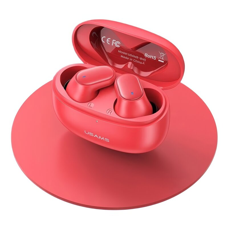 Słuchawki dokanałowe USAMS TWS BH Czerwony