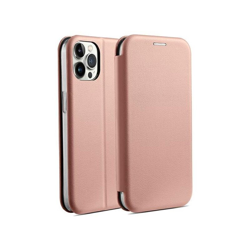 Etui BELINE Book Magnetic do Apple iPhone 14 Pro Max Różowe złoto