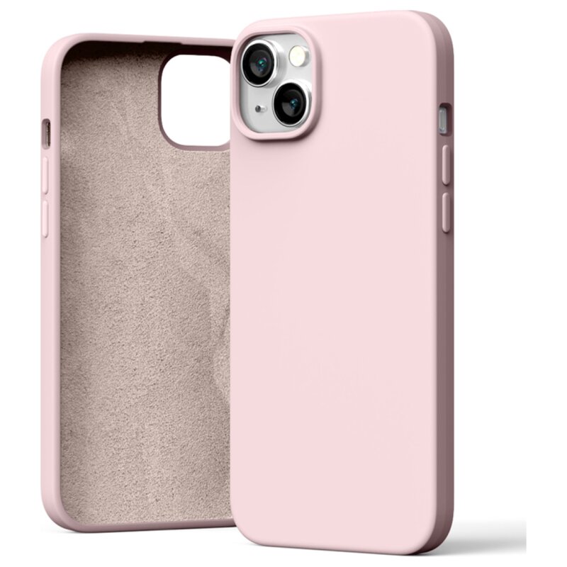Etui MERCURY Silicone do Apple iPhone 14 Plus Różowo-piaskowy