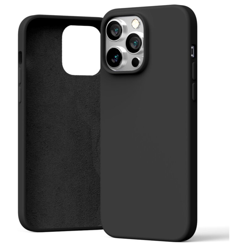 Etui MERCURY Silicone do Apple iPhone 14 Pro Max Czarny