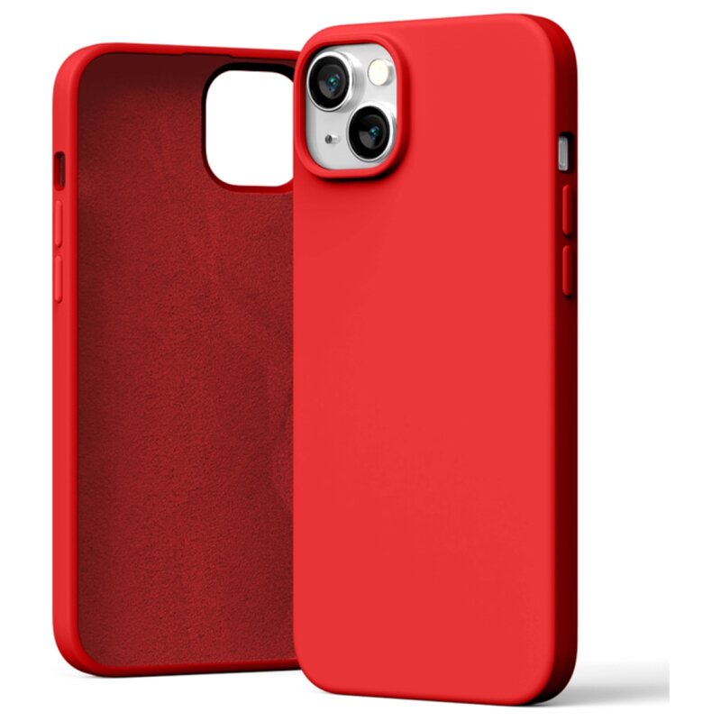 Etui MERCURY Silicone do Apple iPhone 14 Plus Czerwony