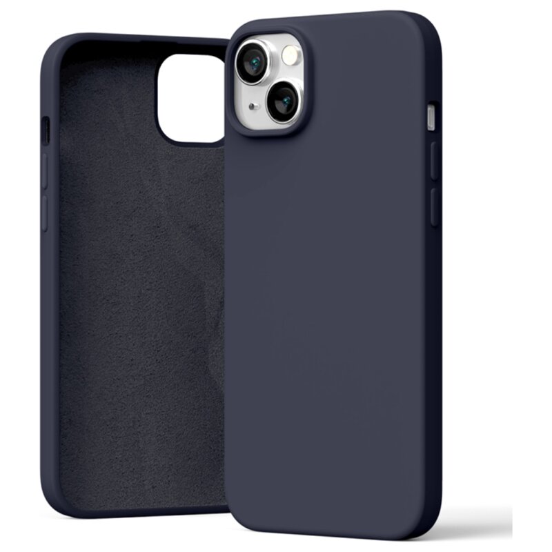 Etui MERCURY Silicone do Apple iPhone 14 Plus Granatowy