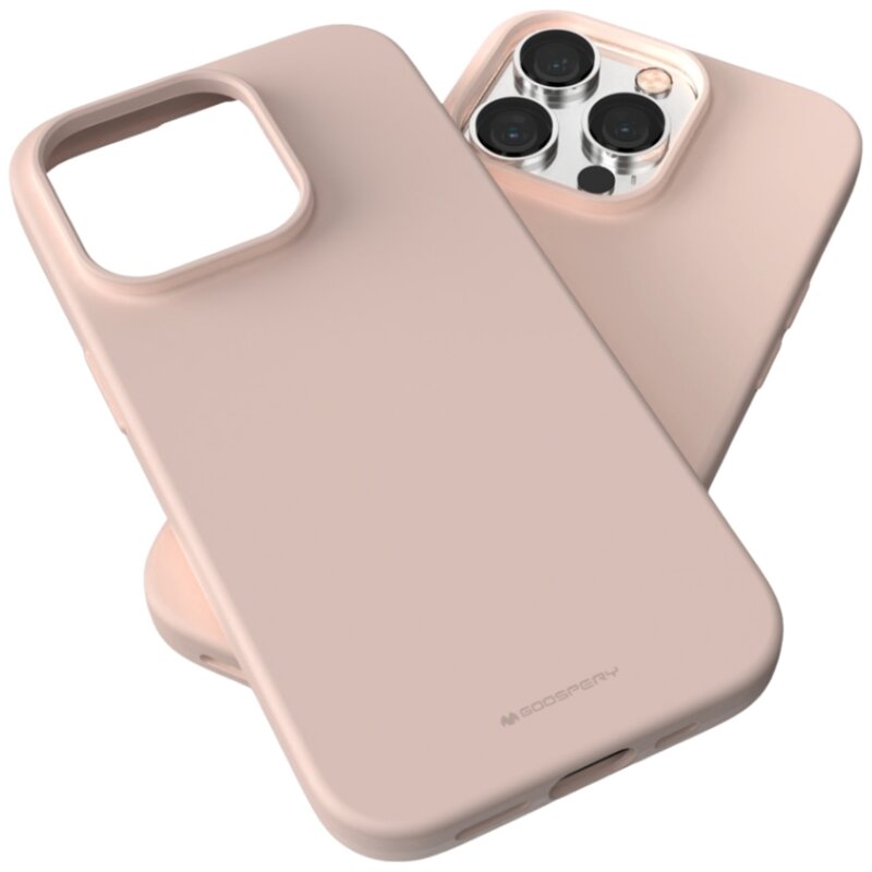 Etui MERCURY Soft do Apple iPhone 14 Pro Różowo-piaskowy