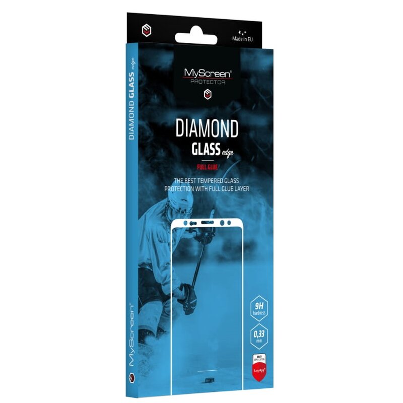 Szkło hartowane MYSCREEN Diamond Glass Edge Full Glue do Apple iPhone 14 Pro Czarny