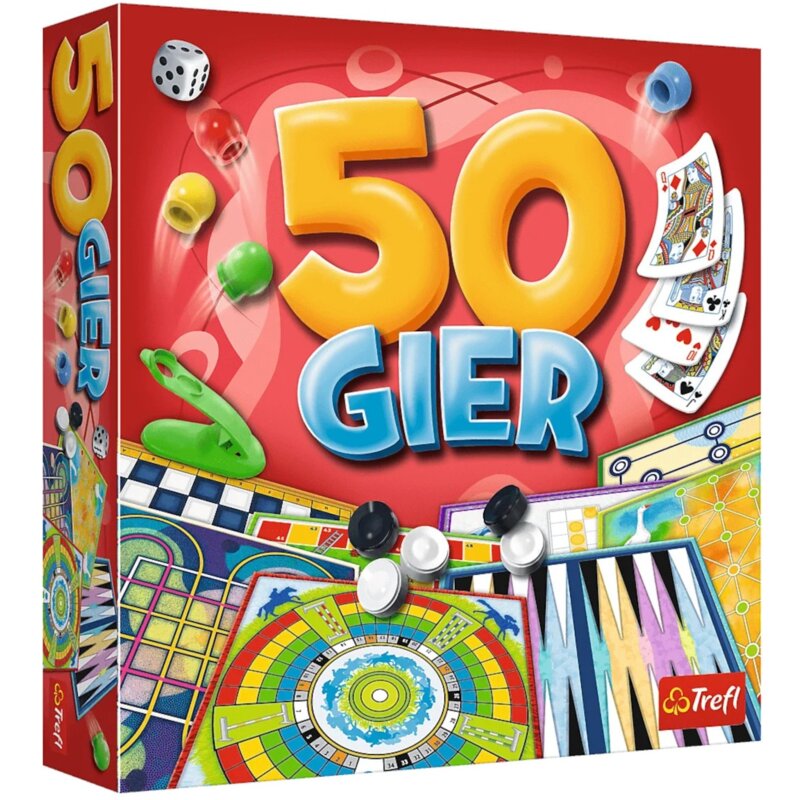 Gra planszowa TREFL Kalejdoskop 50 gier 02116