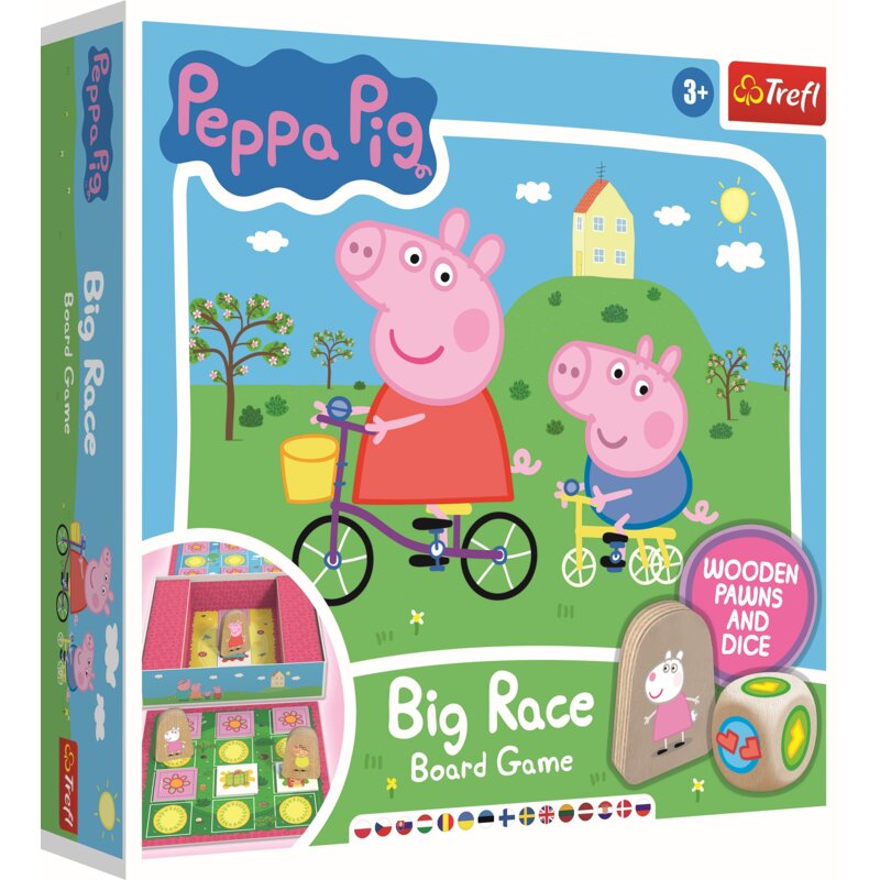 Gra planszowa TREFL Świnka Peppa Wielki wyścig 02262
