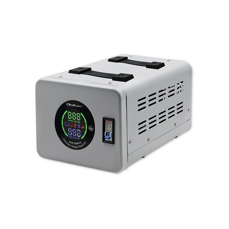 Qoltec Automatyczny stabilizator napięcia AVR 5000VA