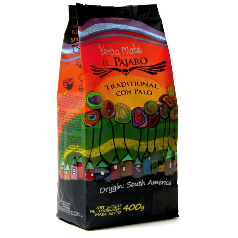 Yerba Mate EL PAJARO Tradicional Con Palo 400 g