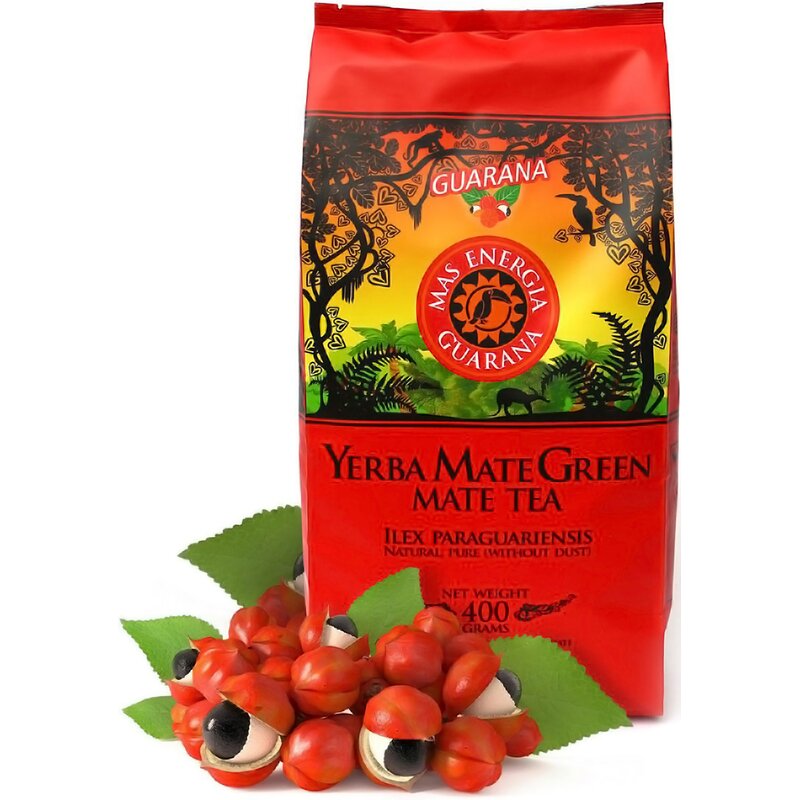 Yerba Mate MATE GREEN Mas Energia Guarana 400 g