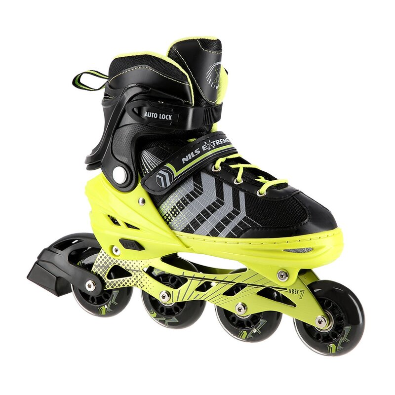 Łyżworolki NILS EXTREME NH18192 4w1 (rozmiar 39-43) Czarno-zielony