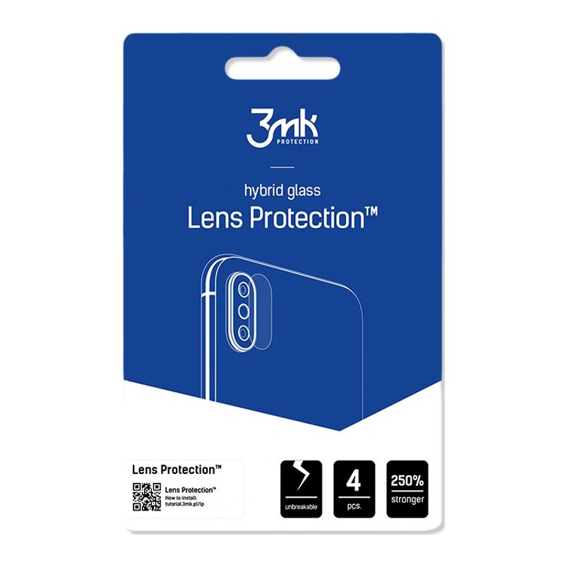 Nakładka na obiektyw 3MK Lens Protection do Samsung Galaxy A04 (4 szt.)