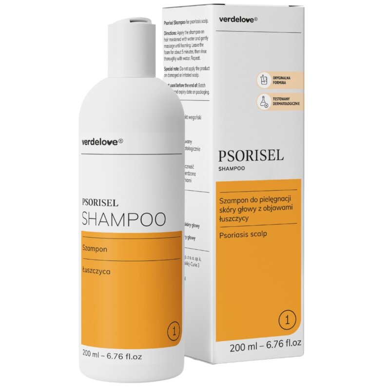 Szampon VERDELOVE Psorisel Na łuszczycę 200 ml