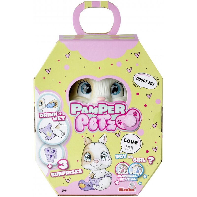 Zabawka SIMBA Pamper Petz Królik z pieluszkowego gangu 105953052