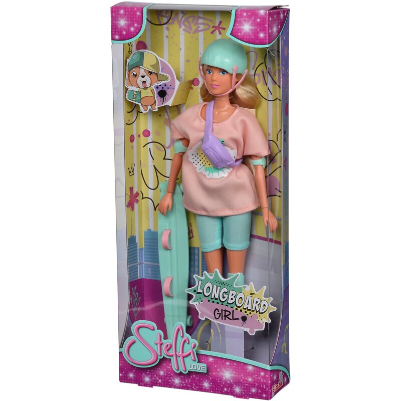 Lalka SIMBA Steffi Love Steffi na longboardzie 105733580