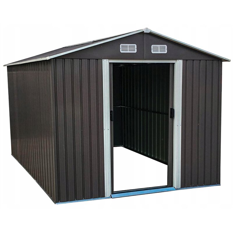 Domek narzędziowy MIRPOL MIR0608 Szary 257 x 205 x 202 cm