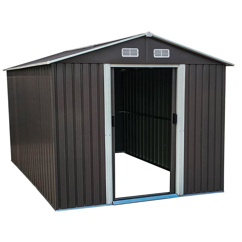 Domek narzędziowy MIRPOL MIR1008 Szary 257 x 312 x 202 cm