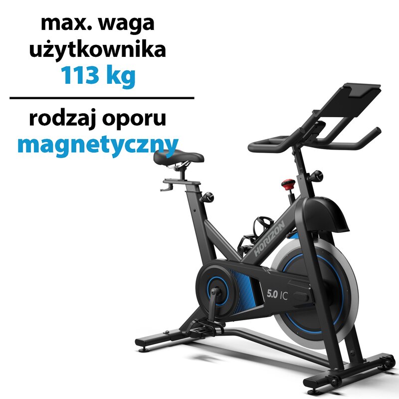 Rower spinningowy HORIZON FITNESS 5.0 IC