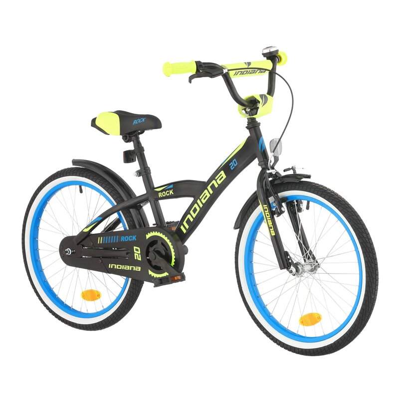 Rower dziecięcy INDIANA Rock Boy 20 cali Czarny Wzrost: 120-135 cm Wiek: 5-8 lat