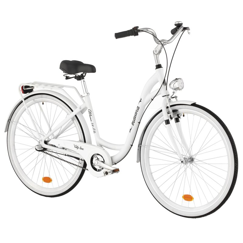 Rower miejski INDIANA Moena A3B 28 cali damski Biały