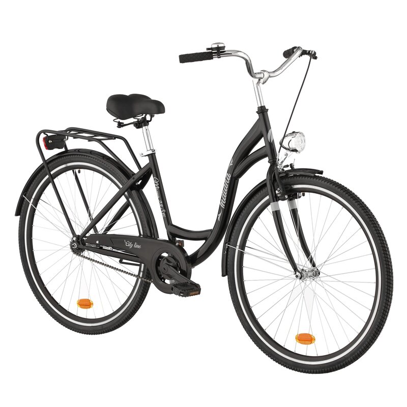 Rower miejski INDIANA Moena S1B 28 cali damski Czarny 2025