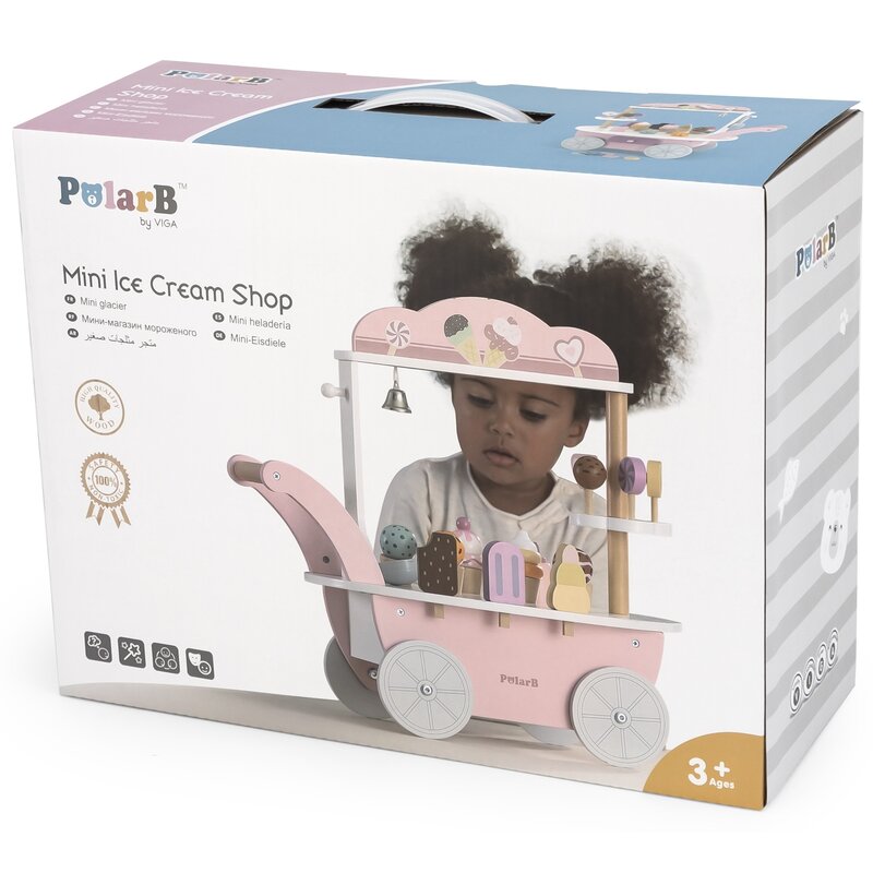 Zabawka VIGA PolarB Wózek Mini Lodziarnia 44054