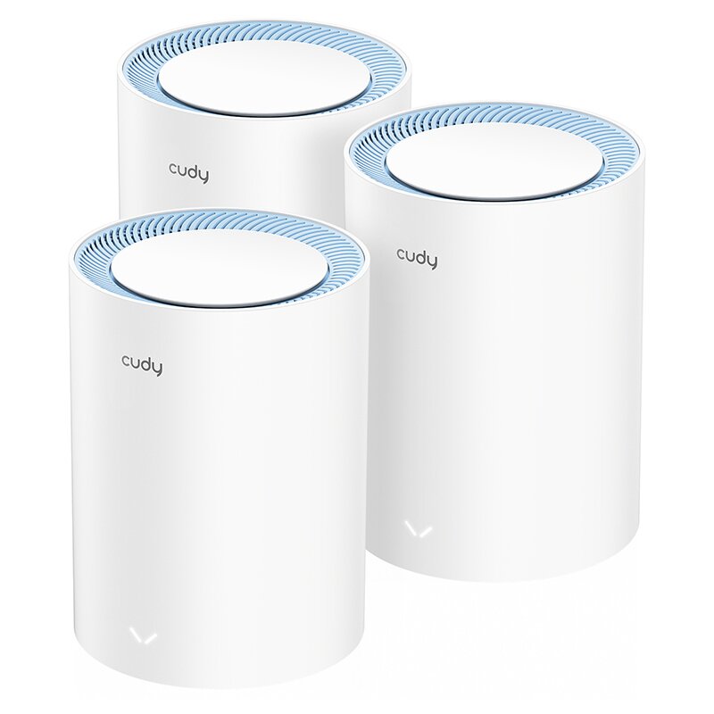 Router CUDY M1200 2.4 / 5 GHz (DualBand), Wi-Fi Mesh (3 szt.)