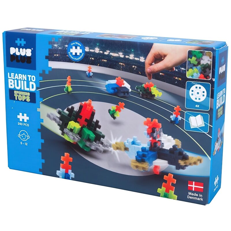 Klocki plastikowe PLUS-PLUS Basic Naucz się budować Spinnery 014-3853