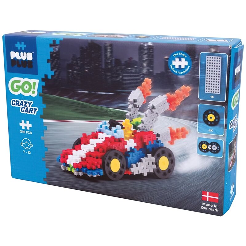 Klocki plastikowe PLUS-PLUS Basic Gokart 014-7008