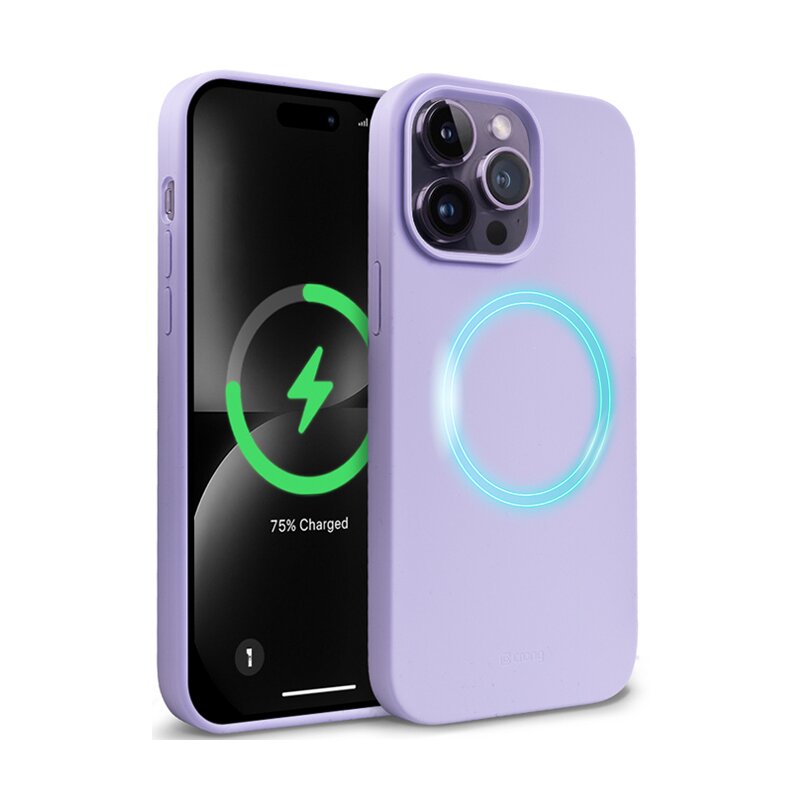 Etui CRONG Color Cover Magnetic Magsafe do Apple iPhone 14 Pro Max Fioletowy