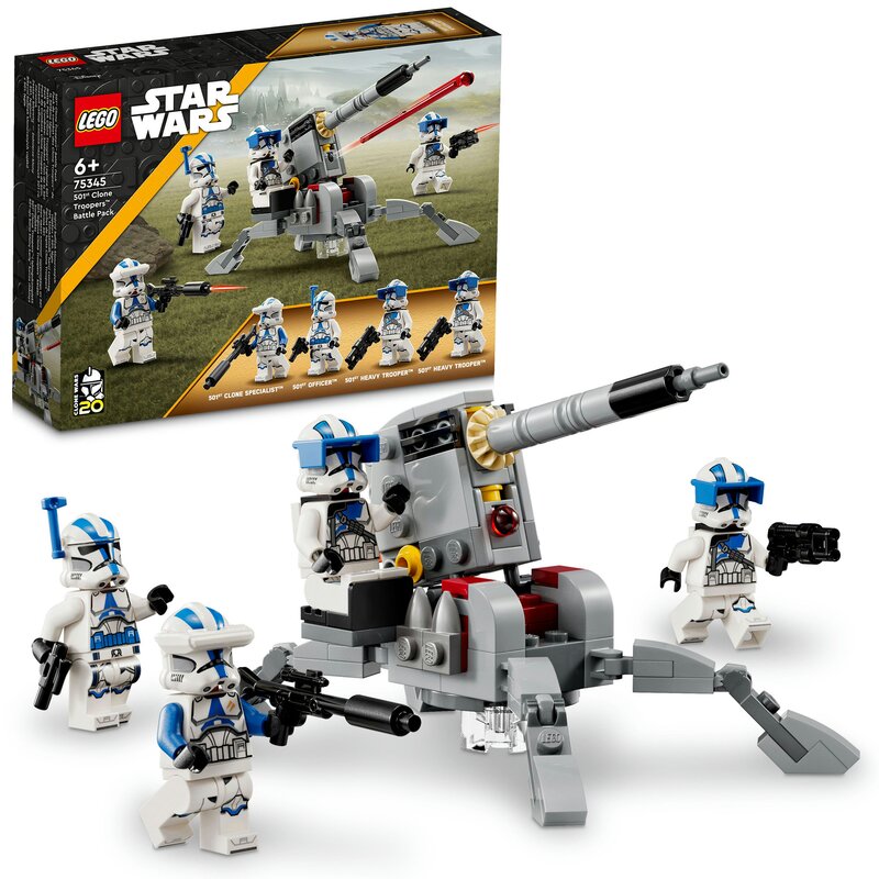 LEGO 75345 Star Wars Zestaw bitewny – żołnierze-klony z 501. legionu