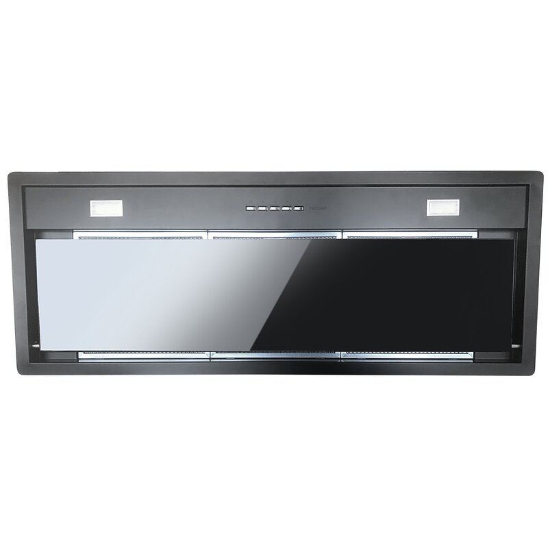 Okap FALMEC Burano 70 Czarny 480m3/h 65dB klasa C Timer