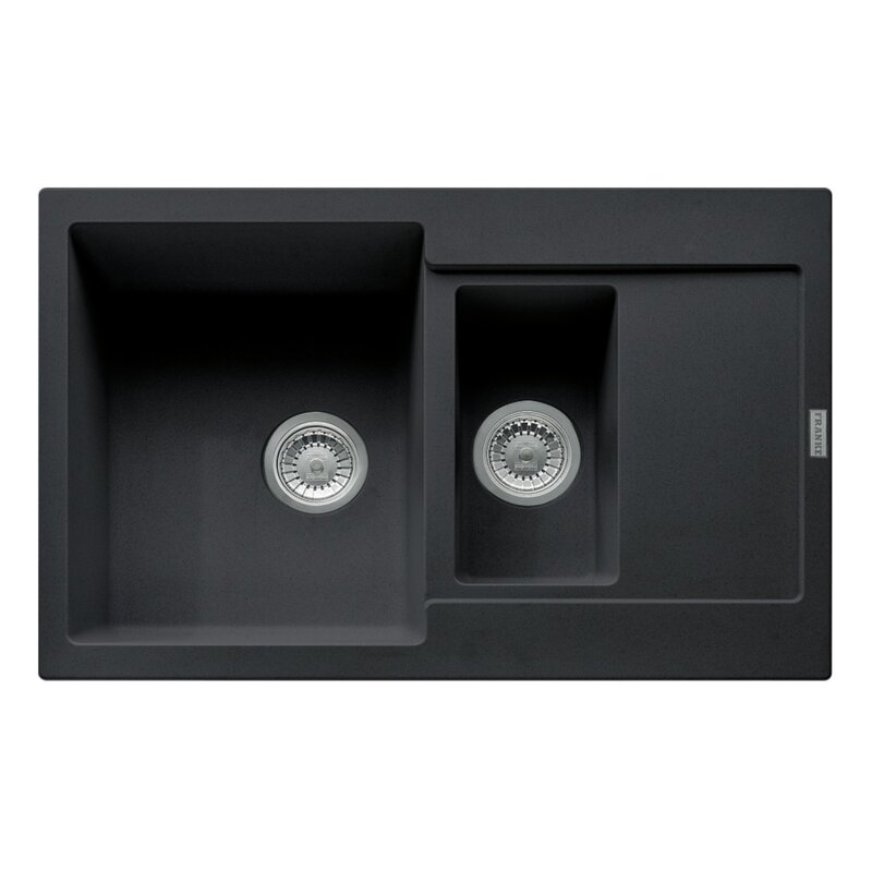 Zlewozmywak półtorakomorowy z ociekaczem FRANKE Maris MRG 651-78 114.0675.989 Onyx 50x78
