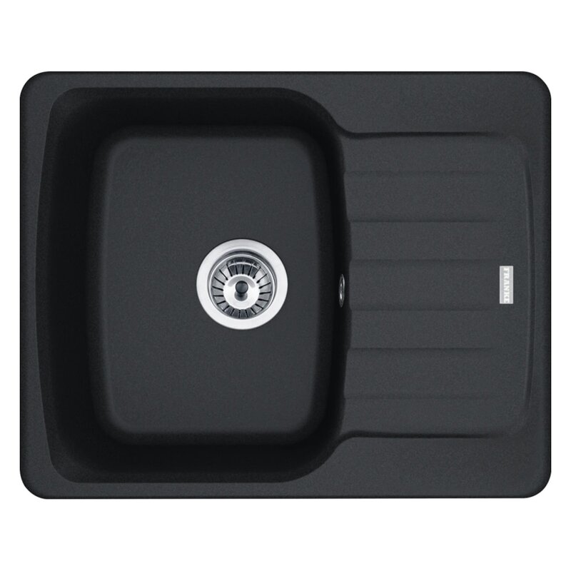 Zlewozmywak jednokomorowy z ociekaczem FRANKE Antea AZG 611-62 114.0676.255 Onyx 50x62