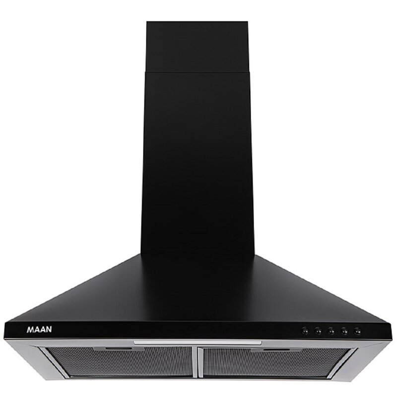 Okap MAAN Vela 2 50 Czarny 315m3/h 58dB klasa C