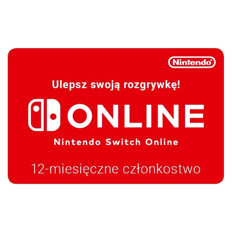 Karta podarunkowa NINTENDO Switch Online 12M