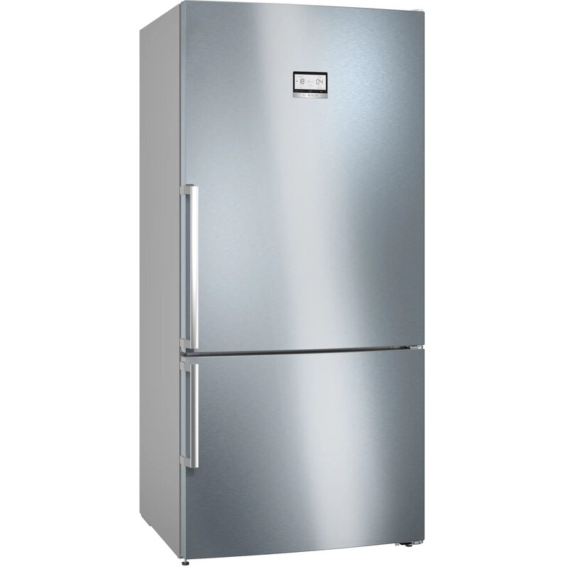 Bosch Serie 6 KGN86AIDR Pełny No Frost 186cm Szuflada z kontrolą wilgotności Srebrny