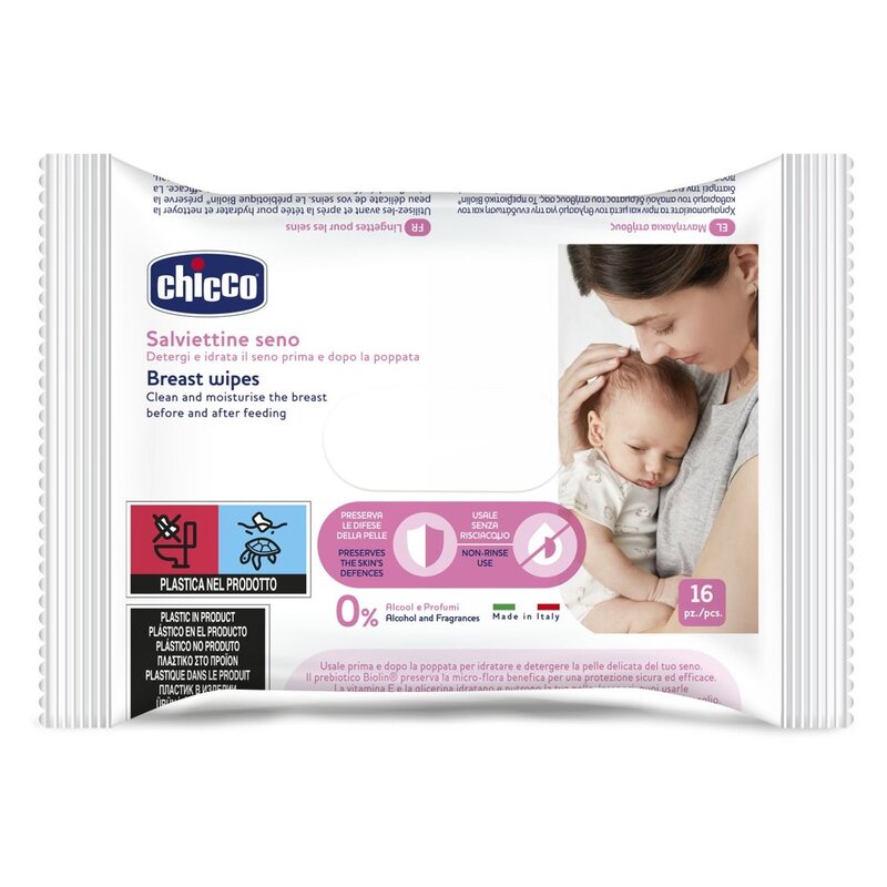 Chusteczki pielęgnacyjne CHICCO do piersi (16 sztuk)