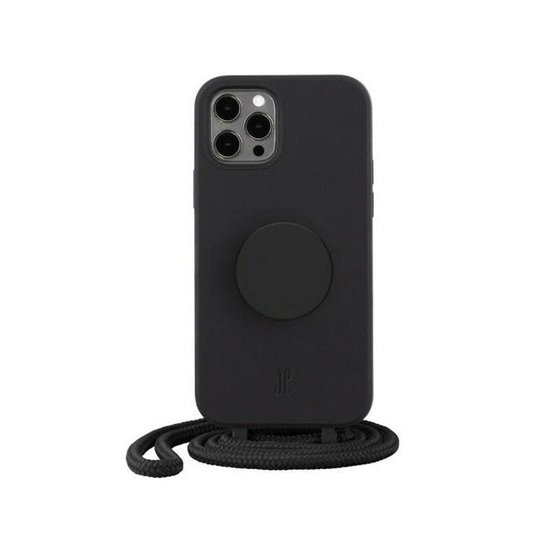 Etui JUST ELEGANCE PopGrip do Apple iPhone 12 Pro Max Czarny