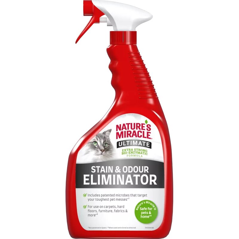 Środek do usuwania plam po kotach NATURES MIRACLE Stain&Odour Eliminator 946 ml