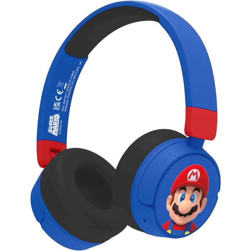 OTL Technologies Super Mario Kids Wireless Dla Dzieci Nauszne Niebiesko-czarny